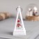 LED Figure Snowman, 4x4x9.5 cm, LR1130X3 (in the set), T/white