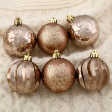Set of balls plastic D-6 cm, 9 pcs 