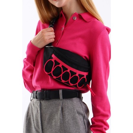Board waist with lacing, black color-5