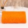 Tainted rainbow towel, 50x90cm, orange color, 305g/m, cotton
