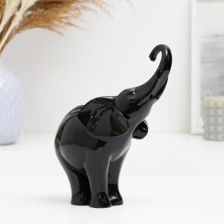 Figure "Elephant" Black, 16x9x18cm