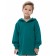 Sweatshirt for boys, height 92 cm, emerald color