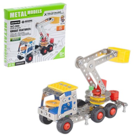 Metal designer "Car car", 154 parts