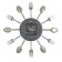Wall clock, series: kitchen, “cutlery”, discrete move, d-31 cm, dial 13.5 cm