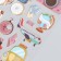 Plastic sticker with sparkles "Travel" 10x22.5 cm