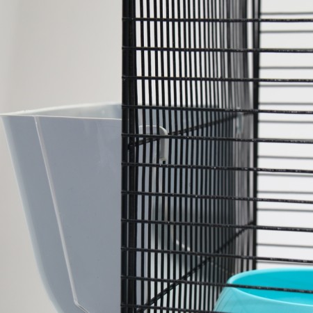 Cage for chinchilla "Pijon" No. 19, collapsible, 58 x 40 x 49, turquoise-14