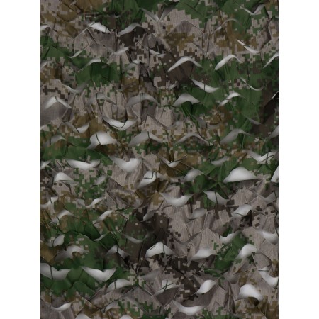 Masking network 3 x 6 m, two-layer, sandy green, with ties-5