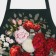 Apron Ethel Flowers 60x70 cm, 100% HL, sarzha 190 g/m2