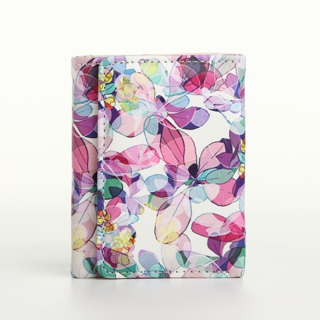 Women's wallet on the button, colorful color-2