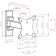 Arm Media Mars-1, up to 20 kg, 10-32 ", wall-mounted, turn and slope, black