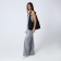 Shopper bag, outer pocket, black color