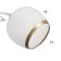 Frida chandelier 2he27 40W white-gold 46x25x26 cm Bayerlux