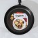 The “Expert” pan, d = 28 cm, plastic handle, glass cover, anti -stick coating, burgundy color