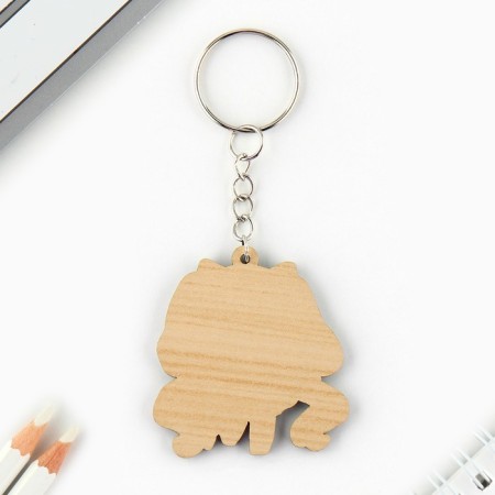 Keychain for keys with the icon "Blue characters", anime-8