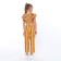 Kit for girls, white/orange color, height 116 cm