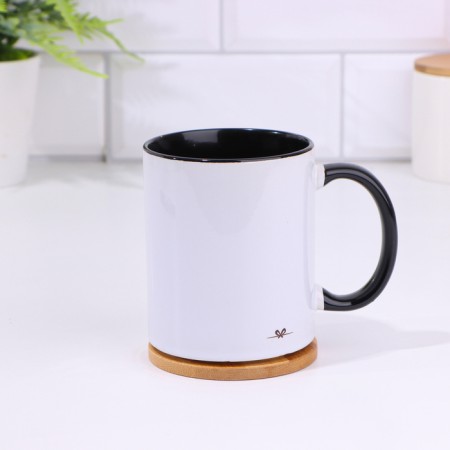 Name mug, sublimation "Sanyok", black bottom-2