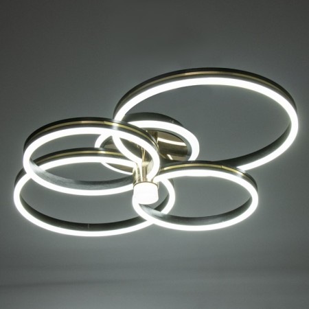 Causteen with PDU "Mener" LED 142W black and gold 81x61x16 cm Bayerlux-4