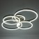 Causteen with PDU "Mener" LED 142W black and gold 81x61x16 cm Bayerlux