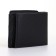 Male purse without fastening, black color