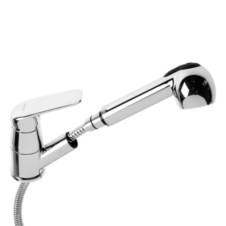 Accoona A5416 kitchen mixer, with stretching watering can, brass, chrome-1