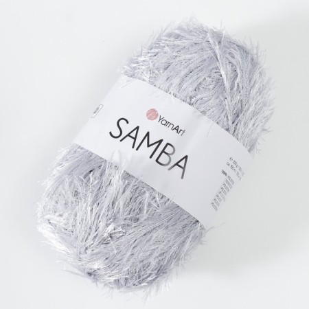 Yarn "Samba" 100% polyester 150m/100g (10 St. Series)-1