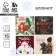 Notepad 10x10, 16 sheets of a mix of "Cozy winter! Happy New Year!"