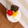Flee - magnet "Molly Pies" with fruits, 6x6x7cm