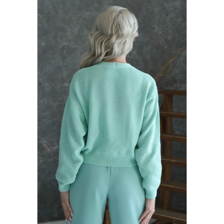 Cardigan female, size 46, mint color-7