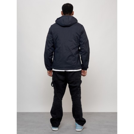 Sports male jacket, size 56, dark blue color-3