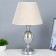 Table lamp 16713/1 E27 40W chrome 28x28x50 cm Risalux