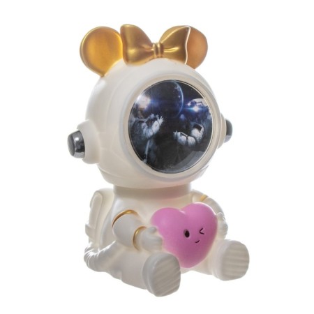 Night-wound Mishka Bear Cosmonaut Led usb white 12x12x16.5 cm-21