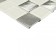 Glass mosaic Bonaparte Titan Silver, 318x318x4 mm
