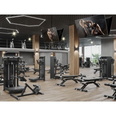 Black Black 4 40 "-80" Max.50kg Ceiling Tilt Close-6