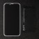 Protective glass for the iPhone 13/13 Pro/14, Antishpion, 9h, 0.33 mm, black frame