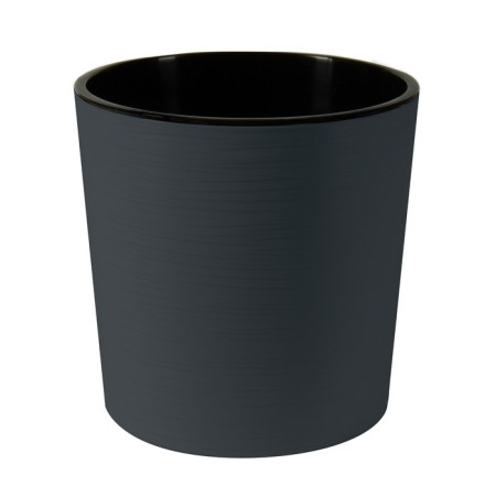 Plastic pot Live-In-Green with the Vega tab, D = 25 cm, 10.2 l, color anthracite