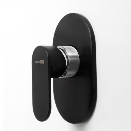 Fixer for bidet Wasserkraft A117451, built -in, with hygienic shower, brass, black 101202-2