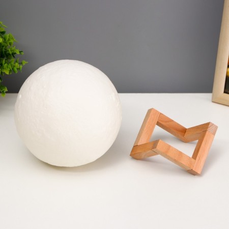 Nightlight "Planet" Led usb white 12x12x11.5 cm Risalux-2
