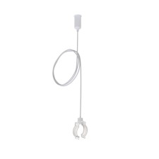 Supervisor with a ceiling mount for the flexible neon loop a492433, 1.6x12.7x1.8 cm, white