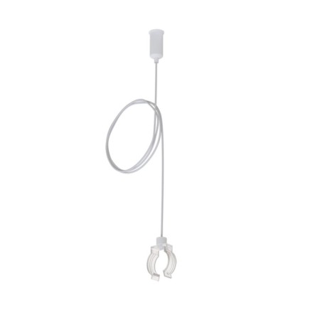 Supervisor with a ceiling mount for the flexible neon loop a492433, 1.6x12.7x1.8 cm, white