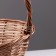 Basket "New", bottom: 34 × 24 cm, top: 43 × 37 cm, h = 14/19/41 cm, manual weaving, veneer, lobe