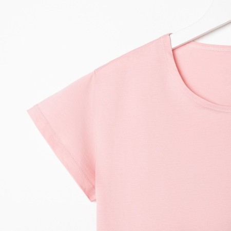 Female pajamas (T-shirt and trousers) KAFTAN "BASIC" size 48-50, pink color-7