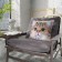 Decorative Ethel Pillow "Kit" 40x40 cm, Gabardin, 100% p/e