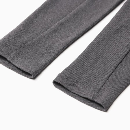 Thermal underwear for a boy (longshit, leggings) color graphite melange, height 116-14