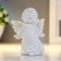 Souvenir Polystone "Snowty angel in the dress - Joy" MIX 7x5x3 cm