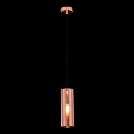Suspension lamp Maytoni P011PL-01C, E14, 1x40 W, 80x80x1780 mm, copper-1