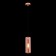 Suspension lamp Maytoni P011PL-01C, E14, 1x40 W, 80x80x1780 mm, copper
