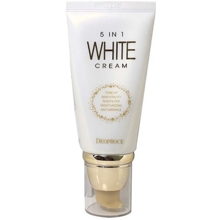 Facial cream bright -up multifunctional Deoproce 5 in 1 White Cream 50 gr