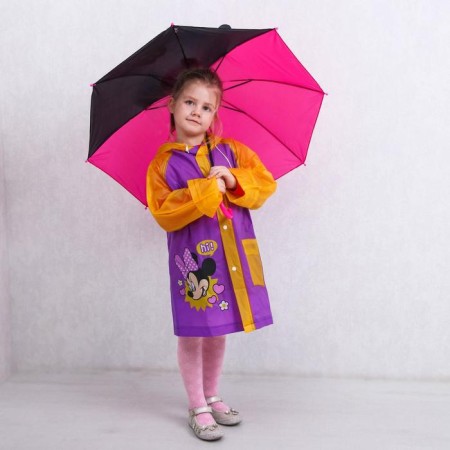 Children's raincoat, size L, 110-120 cm, Minnie Mouse-7