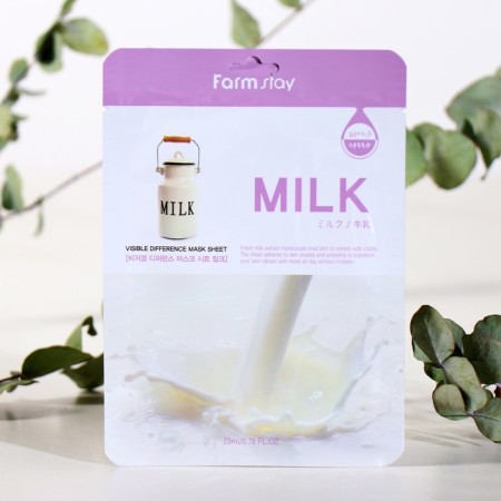 Fabric mask with milk proteins Farmstay, 23 ml