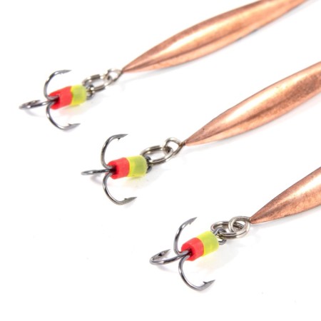 Vertical spin "Yaman" arrow with a tee, size 40 mm, 2.7 g, color copper-1